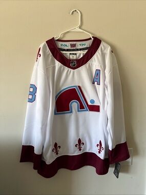 Men’s Fanatics Cale Makar Quebec Nordiques Jersey Sz 54 - NWT RARE
